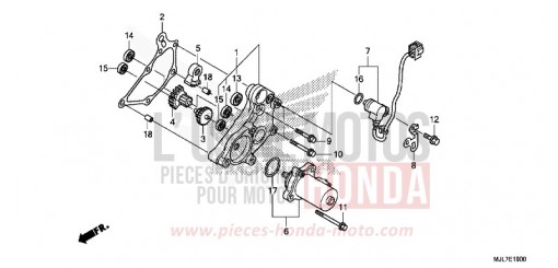 DEMULTIPLICATEUR NC750DE de 2014